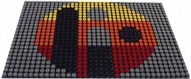 wycieraczki gumowe "logo"