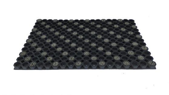 Super Strong z drenażem wypełnienie szczoteczkami co 3 oczko kolor szary