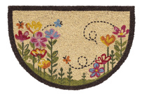 Maty kokosowe modułowe - kwiaty półkole