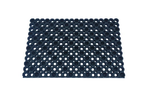 Super Strong z drenażem wypełnienie szczoteczkami co 3 oczko kolor czarny