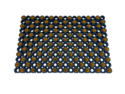 Super Strong z drenażem wypełnienie szczoteczkami co 2 oczko kolor żółty