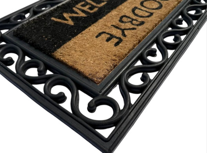 Wycieraczka Kokosowo-Gumowa 75 x 45 cm Welcome - Goodbye