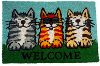 Maty kokosowe modułowe - welcome koty