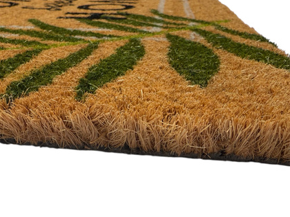 Maty kokosowe modułowe - home sweet home liście