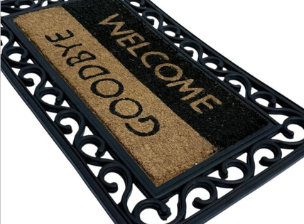 Wycieraczka Kokosowo-Gumowa 75 x 45 cm Welcome - Goodbye