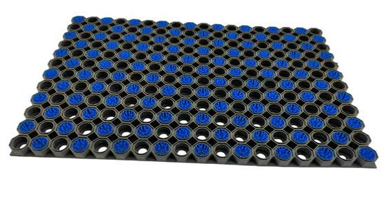 Super Strong z drenażem wypełnienie szczoteczkami co 2 oczko kolor niebieski