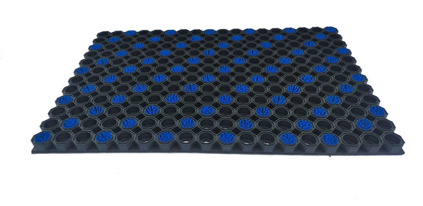 Super Strong z drenażem wypełnienie szczoteczkami co 3 oczko kolor niebieski