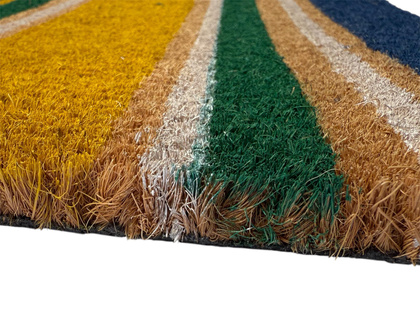 Maty kokosowe modułowe - hello żółte paski